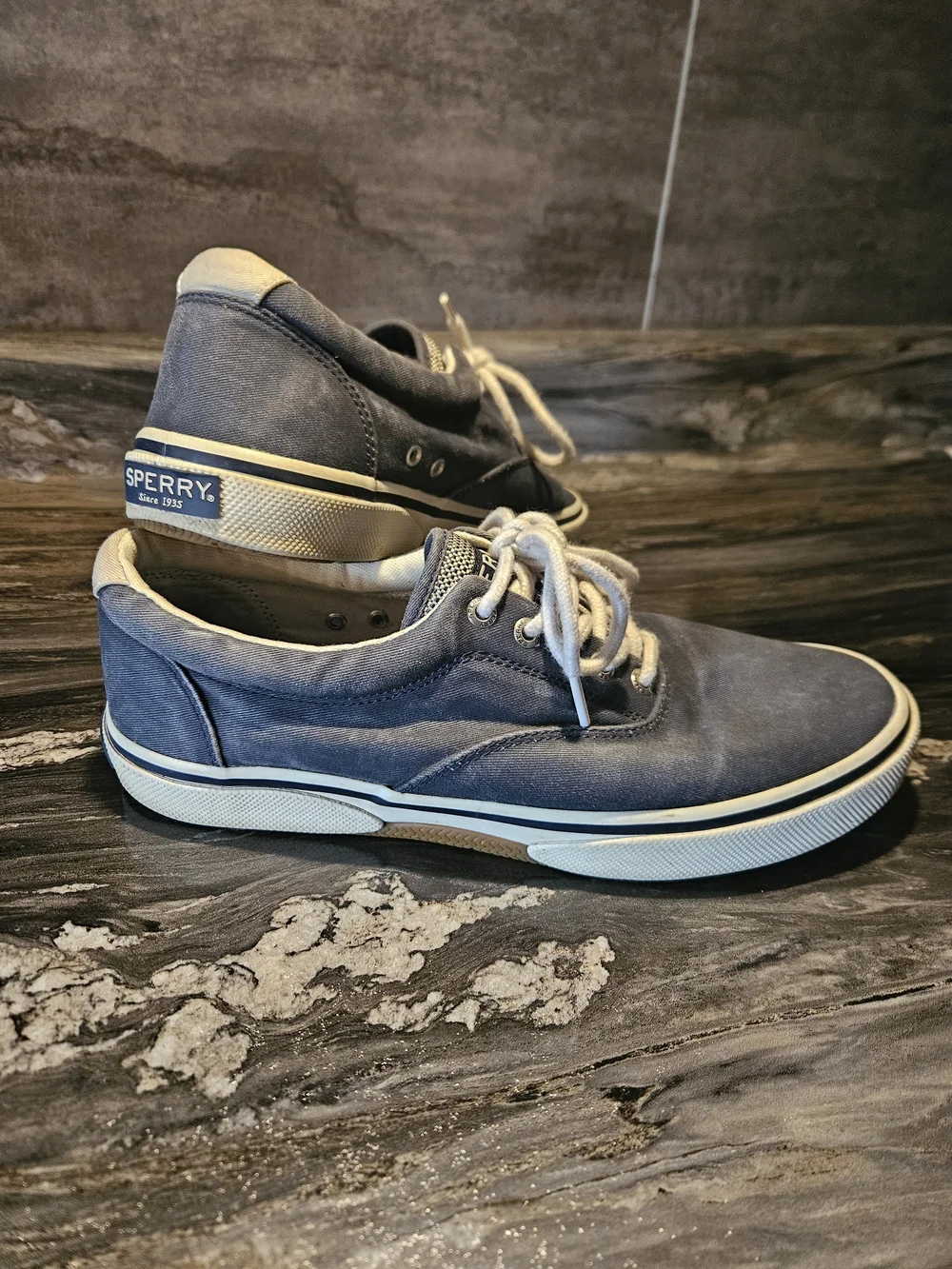 Sperry Halyard CVO Blue Sneakers Men Size 9